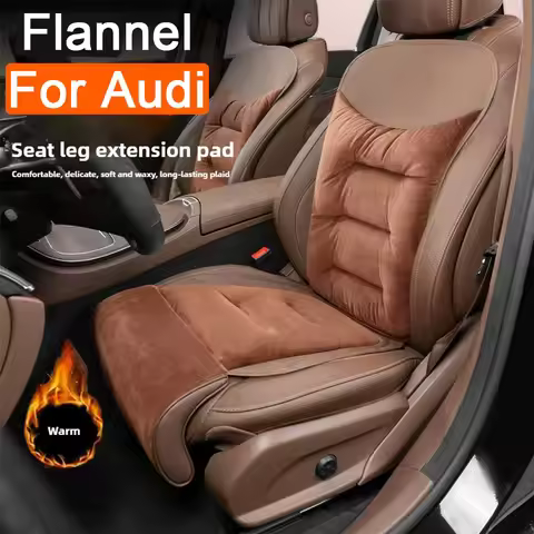 Car Seat Leg Support Extension Flannel leather Auto Seat Extender Leg Cushion For Audi A1 A3 8P 8L A