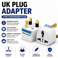 3 Pin Conversion Plug Universal Adapter British Socket Adapter Plug (1 PC)
