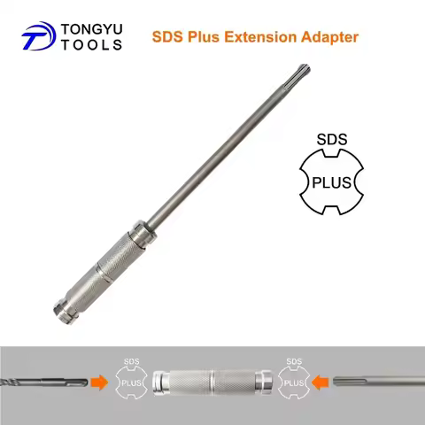 SDS Plus Extension Adapter,Plus-Lock Bridge Coupler with Optional Extension Shaft for Rotary Hammer 