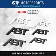 ABT Audi Metal Logo 3D Emblem Badge Decal Audi Q3 Q5 Q7 A3 A4 A5 A6 B6 B8 S4 S5