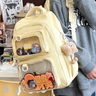 Japanese Style Ita Bag Backpack Students School Bag Large Capacity Transparent Bagpack Travel Laptop