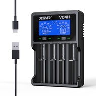 XTAR Legit NEW VC4H Upgrade Version VC4 VC4L 4 Slot 21700 Li-ion Battery Charger Type-C Charger For 18650/21700/26650 Lithium Batteries