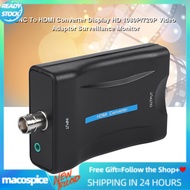 Macospice BNC To HDMI Converter Display HD 1080P/720P Video Adapter Surveillance Monitor