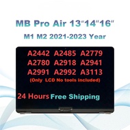 New Only Lcd For  A2442 A2485  A2779 A2780 A2918 A2941 A2991 A2992 A3112 A3113 A3114 2021-2023 Year&