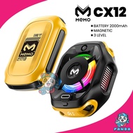 Phone Cooler MEMO CX12 Gaming Mute Dissipate Fan Cooling Radiator Magnetic/Back Clip 2 in 1 RGB Ligh