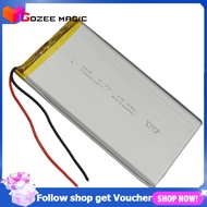 3.7V 8000mAh 7565121Polymer Li แบตเตอรี่ Lipo สำหรับ GPS iPod iPAQ แท็บเล็ต PC PDA คุณภาพสูงและความจุสูง