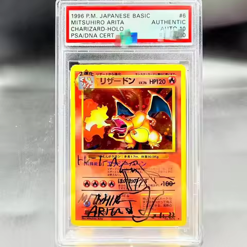 DIY Rating Card 1996 P.M. JAPANESE BASIC MITSUHIRO ARITA -HOLO No.006 Collection Card Copy 10Points
