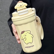 Kawaii ขวดน้ำ แก้วเยติลายการ์ตูน sanrio กระบอกน้ำเด็ก Kuromi กระติกน้ำการ์ตูน ลายซานริโอ้ ขวดน้ำเก็บ