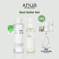 Anua Best Seller Set (Anua Heartleaf 77% Soothing Toner 250ml + Anua Heaerleaf Pore Control Cleansin