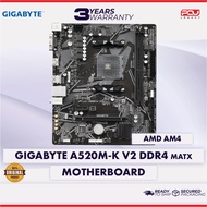GIGABYTE A520M-K V2 AM4 DDR4 MOTHERBOARD (3 YEARS WARRANTY)