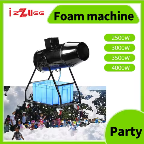 3000W Large Pool Foam Machine High Power Spray Jet Foam Party Machine with Case for DJ Disco Outdoor