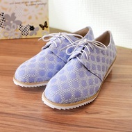 藍苺粉紫休閒鞋 | 日本花布 | 真皮鞋墊