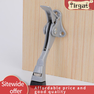 💖【Lowest price】Tirgat บันไดเหยียบปรับได้ตัวหยุดประตูทำจากโลหะผสมสังกะสีเสียงเงียบพร้อมยางกันลื่นที่ป้องกันผนังที่ซ่อนอยู่ hardwa