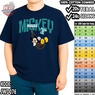 MICKEY T-SHIRT BIG SIZE CODE JWD076 JUMBO 2XL 3XL 4XL 5XL 6XL 7XL 8XL 9XL 10XL 11XL 12XL T Shirt Lel