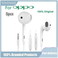 YOVONINE Original OPPO R11 Headsets with 3.5mm Plug Wire Controller Earphone for Xiaomi Huawei OPPO R15 OPPO Find X F7 F9 OPPO R17