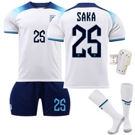 England National Football Team Football Jerseys for Men Kids Boys World Cup No.25 Bukayo Saka No.9 H