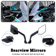 Motorcycle Side Rear Mirror For YAMAHA YZF R6 R1 R25 R3 R125 R15 Motorcycle Rearview Mirror Adjustab