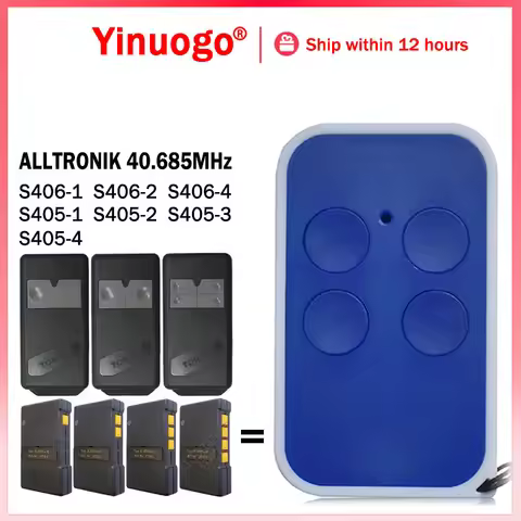 ALLTRONIK S405 S405-1 S405-2 S405-3 S405-4 S406 S406-1 S406-2 S406-4 40.685MHz Fixed Code ALLTRONIK 