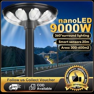 Lampu Solar Light Outdoor lighting  9000W UFO Solar LED Street Light Waterproof IP67 Solar Spotlight