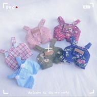Bib doll 10cm, outfit doll 10cm, Baby Three Macaron, Labubu