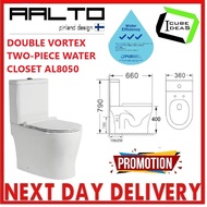 [CLIMATE VOUCHER ] Aalto AL8050 DOUBLE VORTEX TWO-PIECE WATER CLOSET