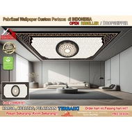Custom 3D Ceiling Theme Wallpaper | Ceiling Wallpaper | Custom Wallpaper Images | Room Wallpaper | C