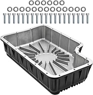 328052020 Heavy Duty 6R140 Transmission Deep Pan(Black) Compatible with Ford F250/F350/F450/F550 201