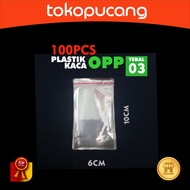 Opp PLASTIC 6 x 10 cm PLASTIC GLASS 6x10cm PACKAGING 100PCS
