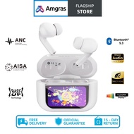 Amgras Eternity Ⅳ Major Smart Screen earphone Bluetooth Wireless Earbud EQ adjustment Spatial Audio 