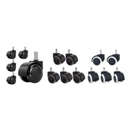 [szluzhen3gv] 5Pcs Office Chair Wheels Smooth Rolling Computer Gaming Chair Caster 1.97inch for Offi
