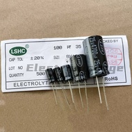 1 Pack 63v 47uf, 100v 47uf ,35v 220uf ,35v 100uf, 25v 100uf ,100v 10uf ,50v 1uf Electrolytic capacit