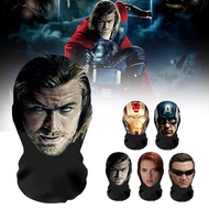 Superhero Mask Role Play Props Captain America Mask Halloween Headwear Cosplay P4p9