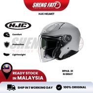 HJC RPHA 31 Solid Full Face Helmet Motor Visor Topi Keledar Keselamatan Full Face Superbike SIRIM Bl