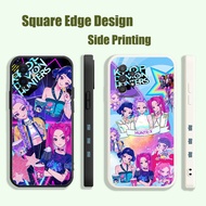 Casing For OPPO Reno5 Z OPPO A94 A8 A31 A5 2020 A1K A7X A52/A72/A92Kpop Demon Hunters Pink Aesthetic