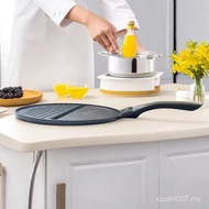 Baking Pan Frying Pan Household Set Frying Pan Non-Stick Pan Handy Tool Steak Cross-Border Striped F