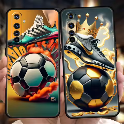 Football Sport Phone Case for Oppo A17 A12 A57 A74 A16 Find X5 X6 A52 A53 A54 A15 Reno 6 Z 7 Pro A9 