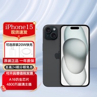 Apple 苹果 iPhone15 A3092 苹果15 iphone15 苹果手机apple 黑色 128GB 标配