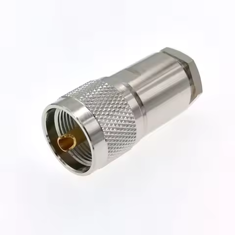 10pcs PL259 PL-259 UHF Male Clamp Connector For RG8 LMR400 RG165 RG213