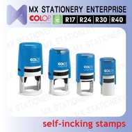 COLOP Stamp & Self-Inking & Chop Custom & Custom Made & Round & R17 R24 R30 R40