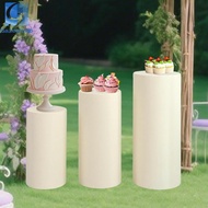 Gazechimp Cylinder Pedestal Cover Cylinder Plinth Stand Cover Display Stand Party