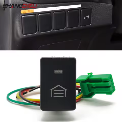Car Orange LED Light Garage Push Button Switch For Mitsubishi Outlander 2013-2020 Eclipse Cross Trit
