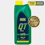 DUCKHAMS QT PLUS 15W-40 SN/MA2 (1 LITER) - MINERAL MOTORCYCLE ENGINE OIL 15W40 MA2
