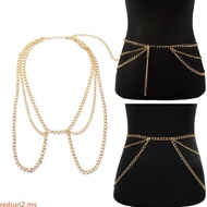 redsun2 Metallic Body Jewelry Punk Waistbelt Design Perfect For Festival Goers