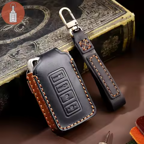 Car Key Case Cover Fob Protector Leather Keychain Holder Accessories for Lexus Rx300 200t Nx200 Nx30