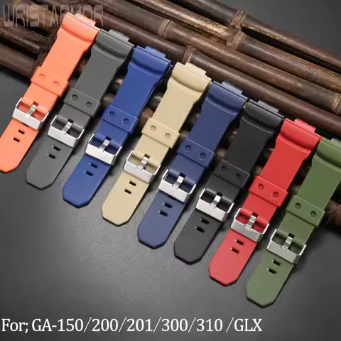 Resin Replacement Strap Suitable for Casio GA-150 GA-200 GA-201 GA300 GA310/GLX Men Women Watchband 