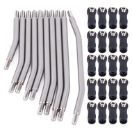 10pcs 313mm/324mm Wheelbase Metal Upper + Lower Linkage Steering Link Rod for 1/10 RC Crawler Car Ax