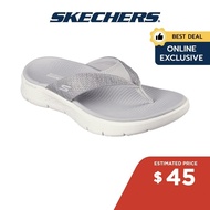 Skechers Online Exclusive Women On-The-GO GOwalk Flex Sunlit Sandals - 141401-GRY Contoured Goga Mat Footbed