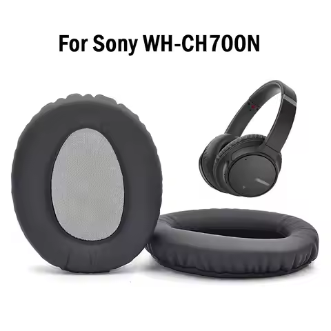 2Pcs Repair Parts Headset Earpads Replacement Ear Cushion Ear Pads Foam Sponge For Sony WH CH700N WH