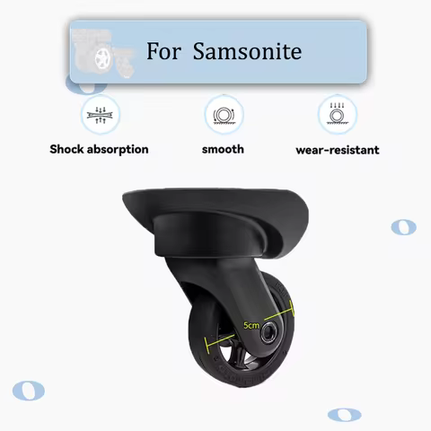 For Samsnite luggage wheels HK4 silent wheels HINOMOTO pulleys luggage repair casters pull rod box w