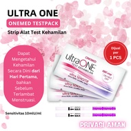 Tes Hamil UltraONE OneMed per 1 pc - Testpack Strip Alat Tes Kehamilan Ultra One
